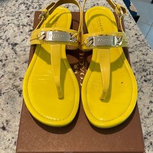 Gently used Coach sandals!